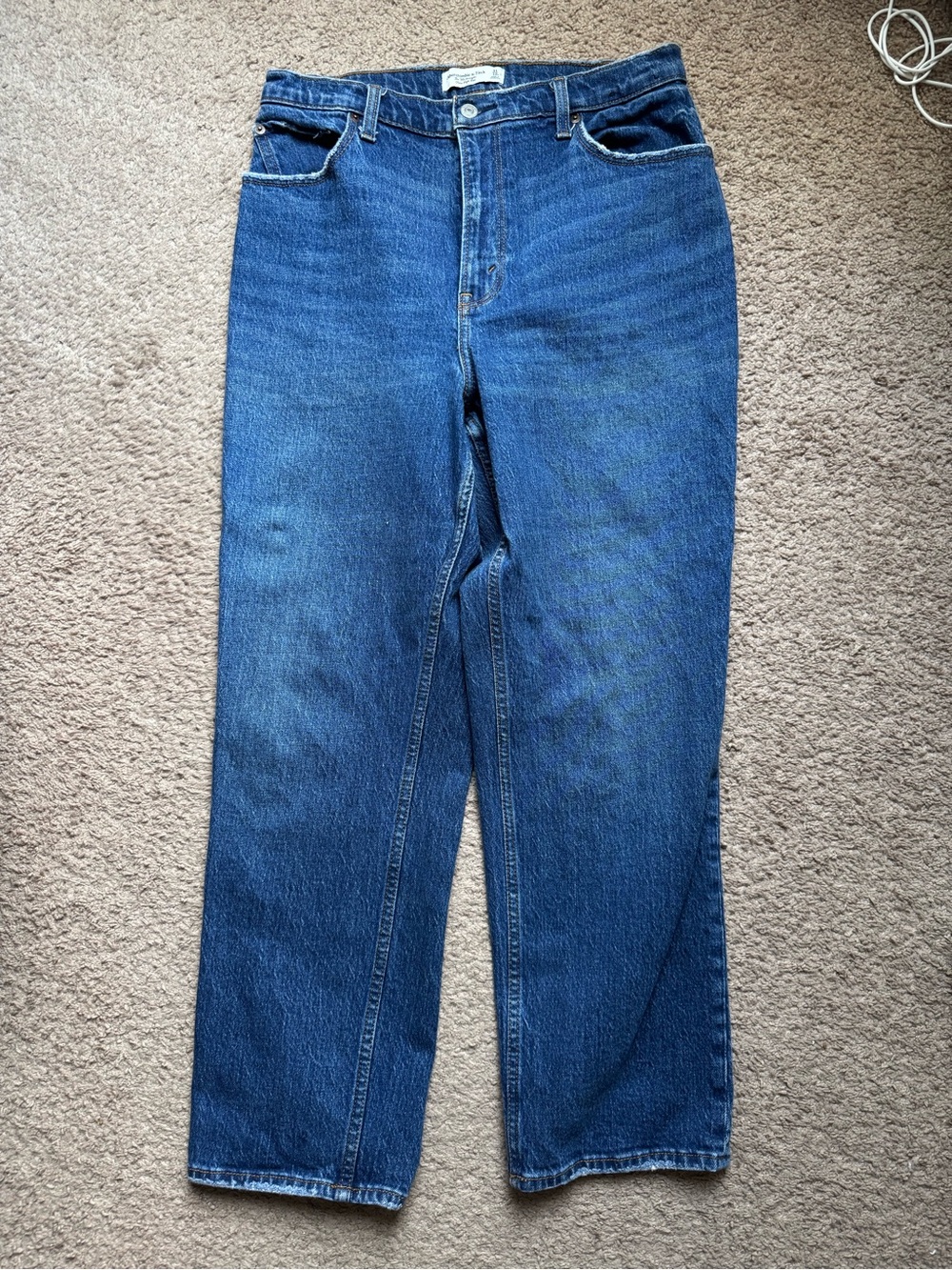Abercrombie 90s straight ultra high rise 31/12 S
